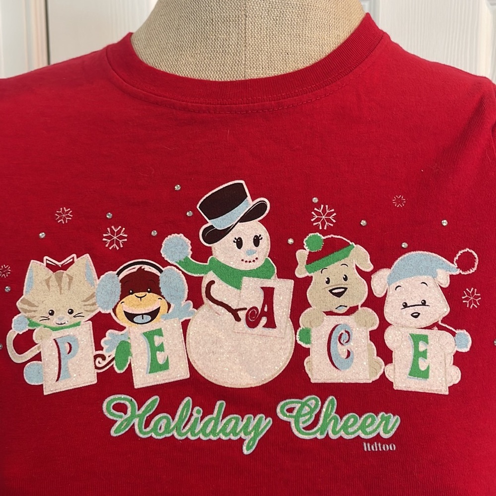 Limited too top Christmas size L 14 girls